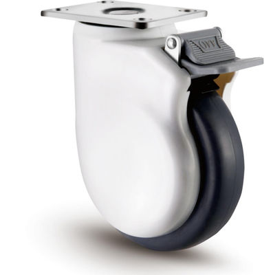 Μεσαίου μεγέθους ελαστικοί τροχοί TPR 100mm 125mm με προστατευτικό νήμα